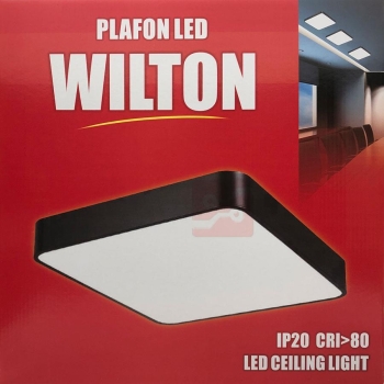 PLAFON LED WILTON 24W 4000K CZARNY-105812
