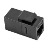 ŁĄCZNIK RJ45 UTP5E DO MONTAŻU W PANELACH CZARNY-101028