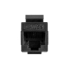 ŁĄCZNIK RJ45 UTP5E DO MONTAŻU W PANELACH CZARNY-101029