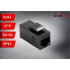 ŁĄCZNIK RJ45 UTP5E DO MONTAŻU W PANELACH CZARNY-116261