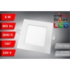 PANEL LED PODTYNKOWY GERE 6W 3000K 119x119MM 230V BIAŁY-116348